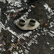 Load image into Gallery viewer, Back of the blue lips gender bender pin from Queen On The Scene.