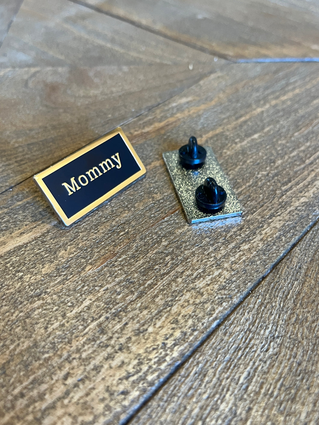 Mommy Title Stacker Pin