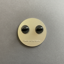Load image into Gallery viewer, Backside of the 'Don't Mess With My Magic' Snarky Enamel Pin from Queen On The Scene.
