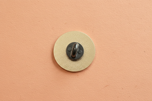 Load image into Gallery viewer, Backside of the 'You Basic' Snarky Enamel Pin from Queen On The Scene.
